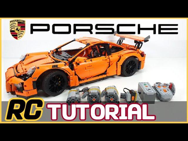 [RC Tutorial] LEGO Porsche 42056 Motorized 레고 42056 포르쉐 RC 개조