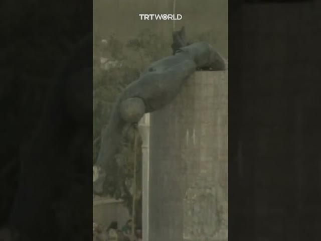 20 years pass since the downing of the Saddam Hussein statue