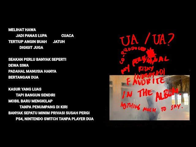 Hindia - Untuk Apa / Untuk Apa? (​Official Lyric & Commentary Video)