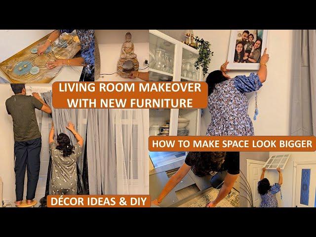 New Sofa & Dining Table - Extreme Makeover of Living Room | Elegant Room Décor Ideas