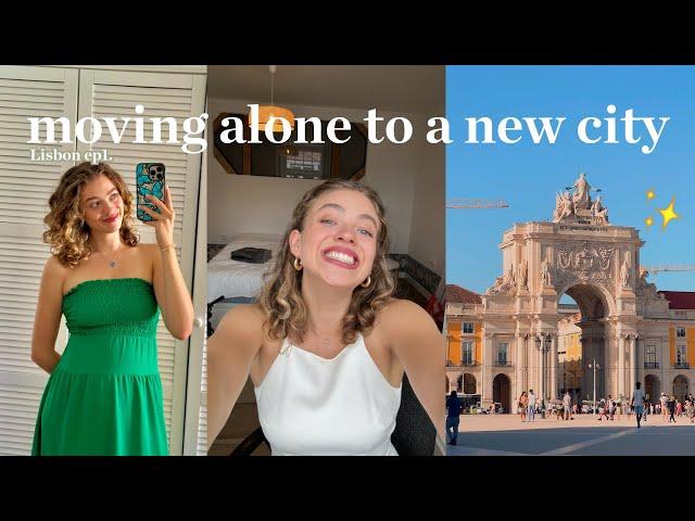 My First Day in Lisbon! moving in, exploring and making friends  slow travel ep1