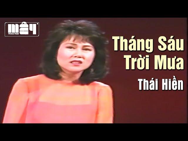 Tháng Sáu Trời Mưa - Thái Hiền | Nhạc Vàng Xưa Bất Hủ (MV Gốc Hollywood Night)