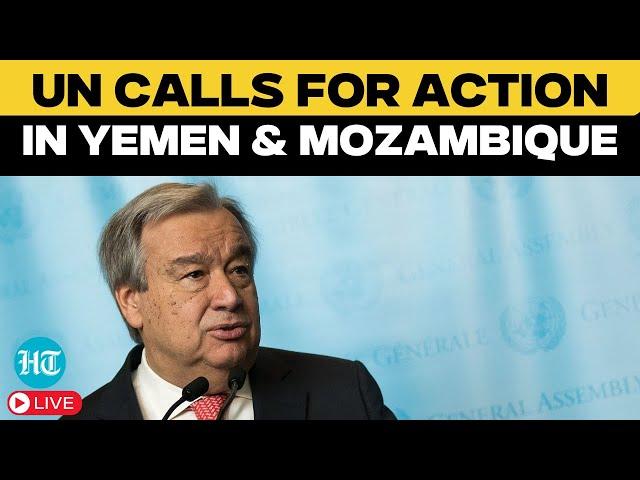 Live | UN Spokesperson António Guterres Addresses Yemen & Mozambique Crisis | United Nations