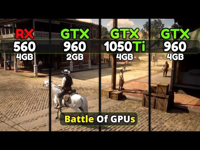 GTX 960 (4GB) vs GTX 1050 Ti vs GTX 960 (2GB) vs RX 560 (4GB) | Test In 9 Games at 1080p