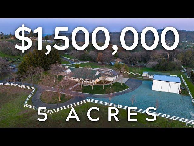 $1,500,000 EQUESTRIAN ESTATE | 5 ACRES | EL DORADO HILLS