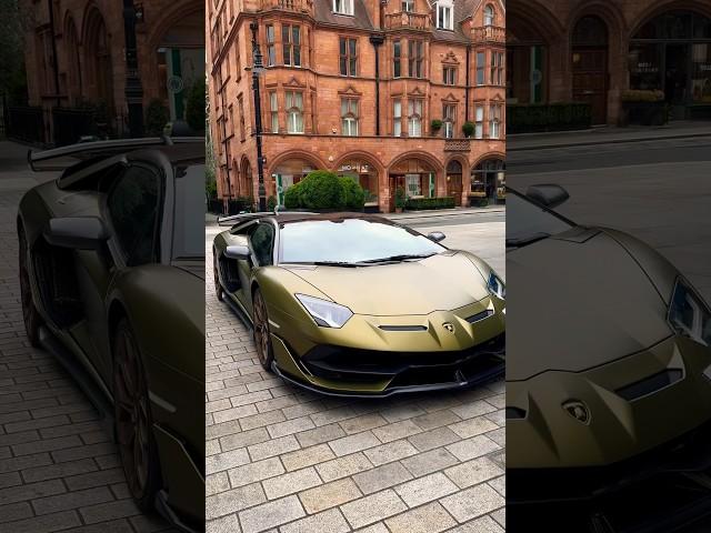 Lamborghini Aventador SVJ#supercar #lamborghini #carspotting #car #4wheeldrive #v12 #ytshorts