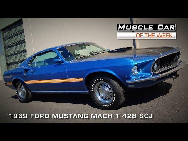 1969 Ford Mustang Mach 1 428 Super Cobra Jet Muscle Car Of The Week Video Episode #91