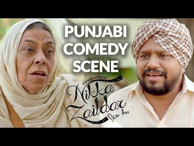 Funny Punjab movie scenes Ammy Virk, Karmjit Anmol Nikka Zaildar funny clips