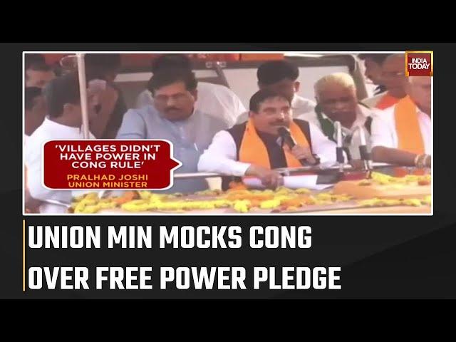 Population Rose In Darkness Under Congress: BJP Union Minister Pralhad Joshi Slams Congress