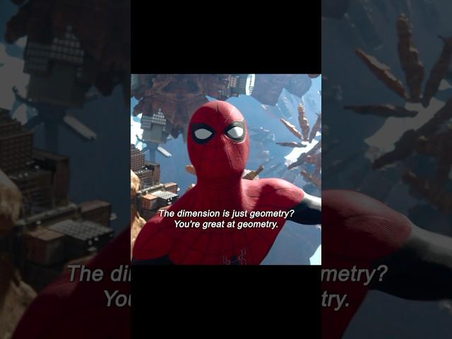 I always forget that Peter is actually very smart ️️#spiderman #shorts #movie