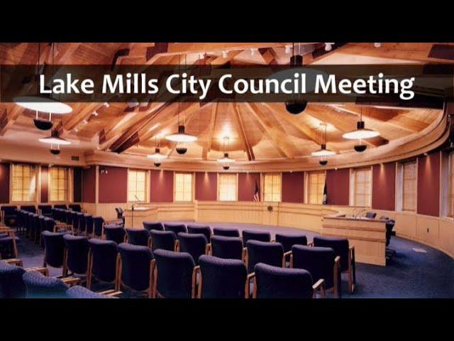 Lake Mills City Council Meeting - November 5th, 2024