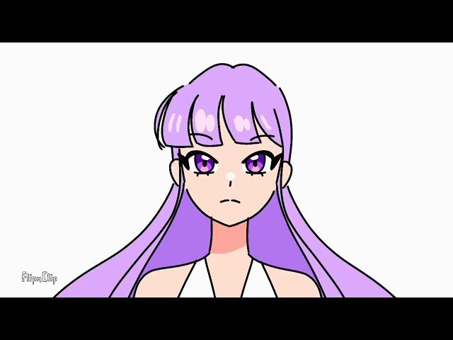 Magical girl oc transformation ( flipaclip animation test)