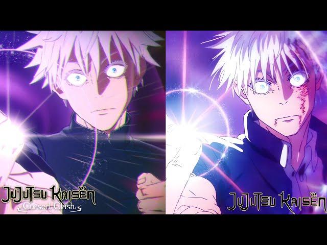 Satoru Gojo (Student) Special Attacks (Anime VS Game) Comparsion - Jujutsu Kaisen: Cursed Clash