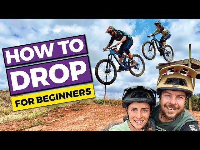 How To Drop Your MTB | Beginners guide to mountain bike drops | MTB Skills