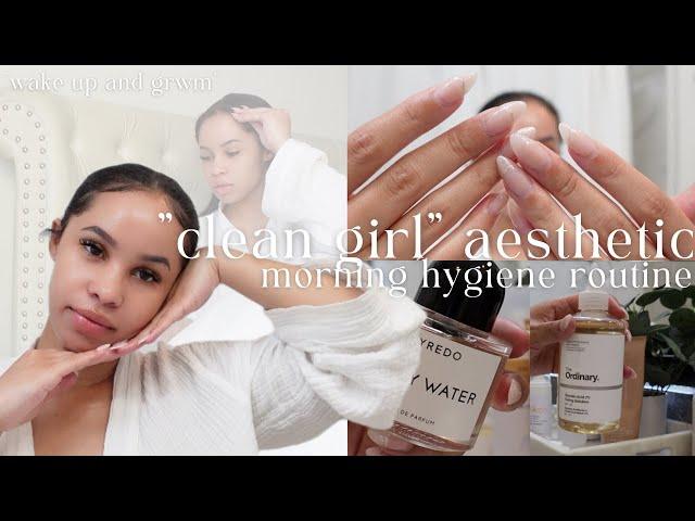 wake up and grwm"clean girl" morning shower & body hygiene+beauty routine & fragrance| MCKENNAWALKER