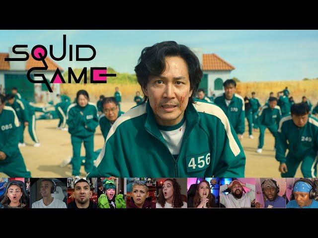 Reactors Reaction to the Green Light Red Light | Squid Game Episode 1 Season 1 (2021)