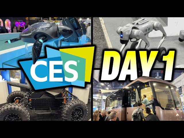 CES 2025 Day 1 - The Best Tech You NEED To SEE!