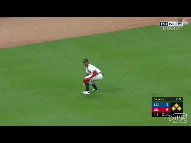 20181008NLDS第三戰　Ronald Acuna Jr.攻守表現