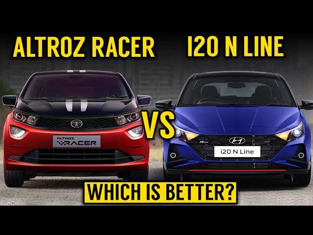 Altroz Racer Vs i20 N line | Detailed comparison | Tata Altroz racer VS i20N line | Which is better?