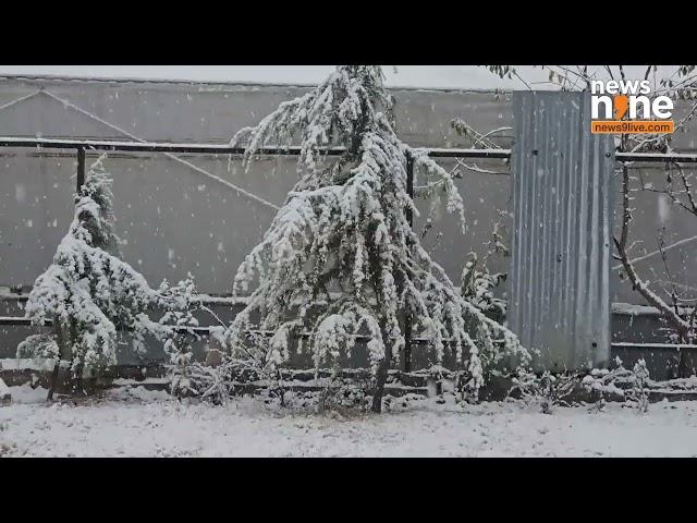 HEAVY SNOWFALL IN JAMMU KASHMIR ANANTNAG | WEATHER UPDATE | NEWS9