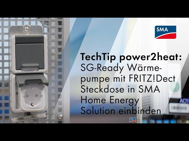 TechTip power2heat: Heizgerät mit Edimax WLAN-Steckdose in die SMA Home Energy Solution einbinden