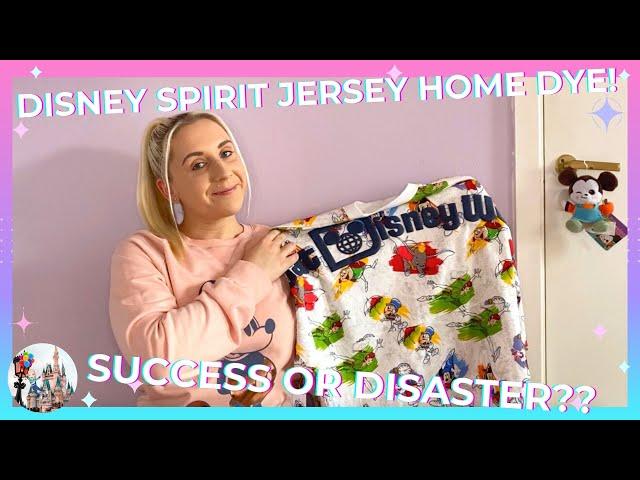 DISNEY! Walt Disney World Ink & Paint Spirit Jersey Home Dye DIY Success or Disaster?