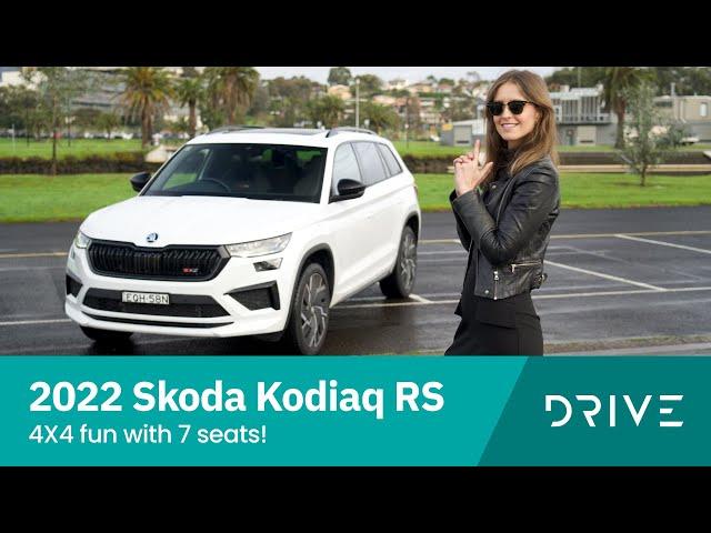 2022 Skoda Kodiaq RS Review | 4X4 Fun With 7 Seats | Drive.com.au