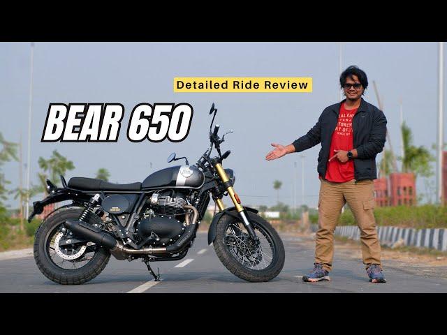 Royal Enfield BEAR 650 Detail Ride Review | Better Than BSA GOLDSSTAR 650?