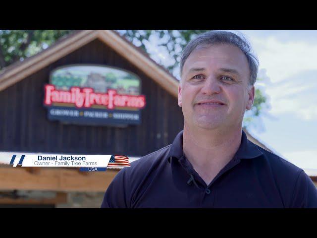 Family Tree Farms blueberries and peaches sorting lines | UNITEC