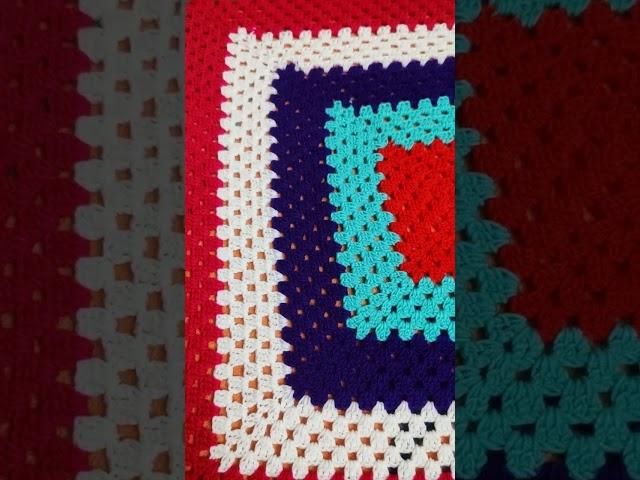 square thalposh#crochet #diy #wool #woollen #square #yt