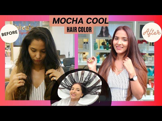 Mocha Cool Hair Color at Shivas Signature Salon | By Bilal