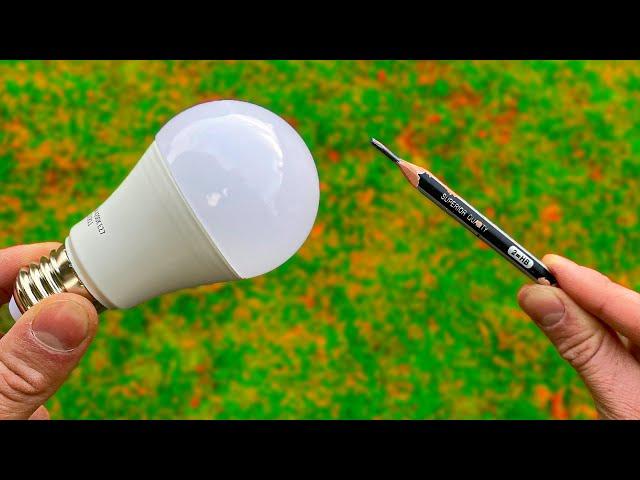 Take an Ordinary Pencil and Repair all the Led Bulb in Your Home !