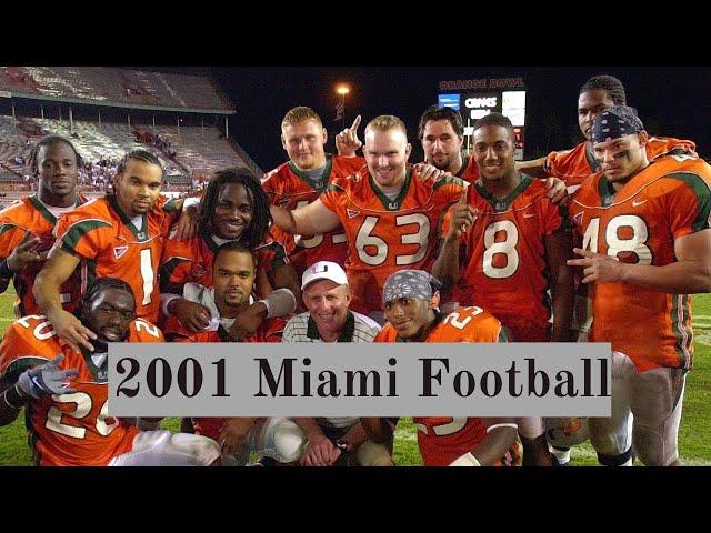 Greatest College Football Team Ever (2001 Miami Football)