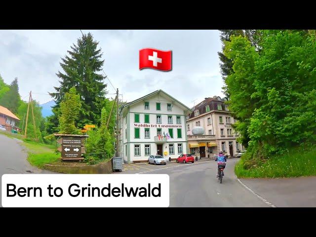 Bern to Grindelwald 4K Drive | Switzerland 