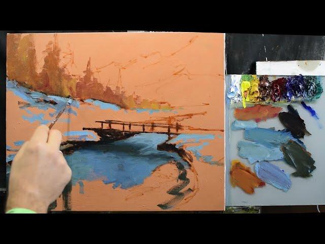 Impressionist Winter Landscape | Full time Tutorial