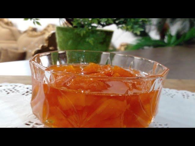 مربای کدو تنبل(کدو حلوایی) بدون آهک.آسان و  بینهایت خوشمزه.#pumpkin_jam #fooziyeh_ghasemi