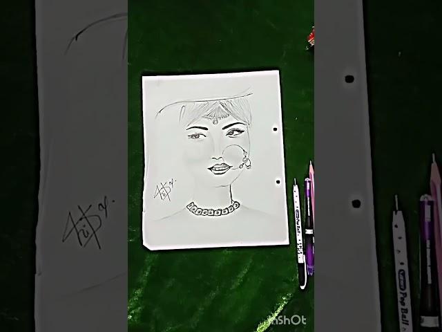 easy sketch for beginners #viral #1million #sketchcraft #1millionsubscribers #art