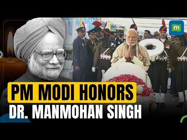 PM Modi Pays Final Tribute to Dr. Manmohan Singh at Nigambodh Ghat