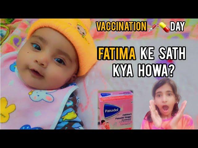 Today is Fatima's Vaccination Day... #vaccination #surprise #panadol