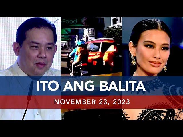 UNTV: Ito Ang Balita | November 23, 2023