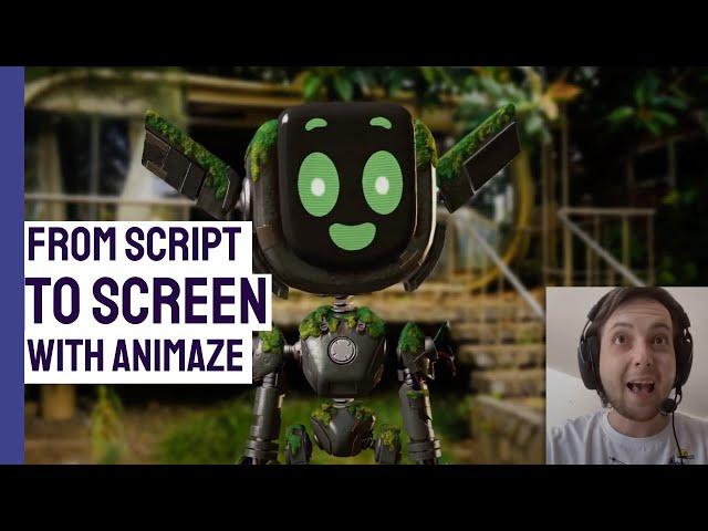 Go from script to screen in no time with Animaze!