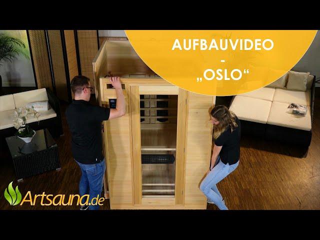 Infrarotkabine Oslo [Aufbauvideo] | Artsauna 