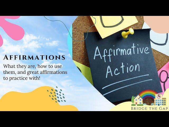 AFFIRMATIONS FOR CHILDREN! EMOTIONAL WELLBEING SUPPORT FOR CHILDREN'S MENTAL HEALTH.