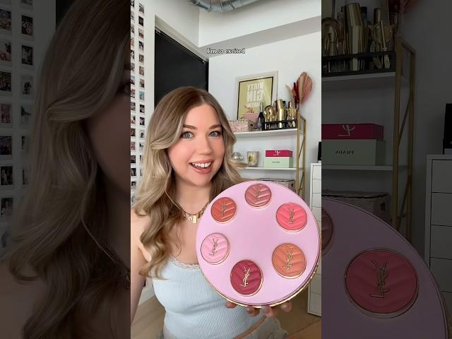 trying the new YSL blushes!