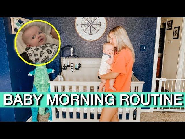 BABY MORNING ROUTINE 2019 | Brittandfam