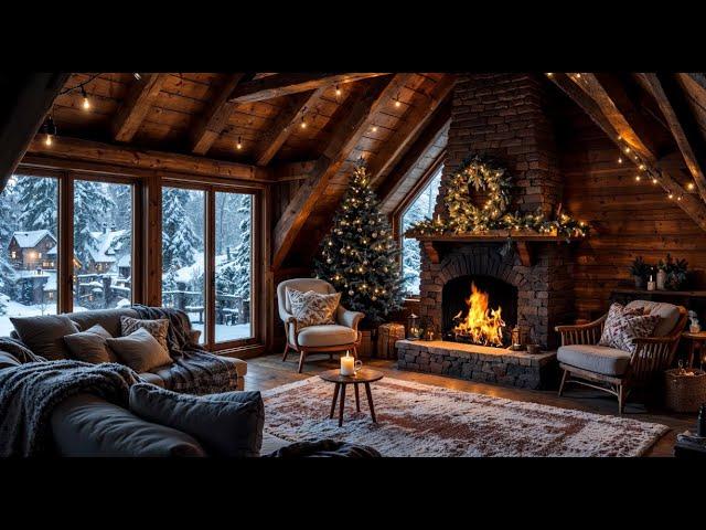  Winter’s Embrace: Cozy Fireside Ambiance for Rest and Relaxation