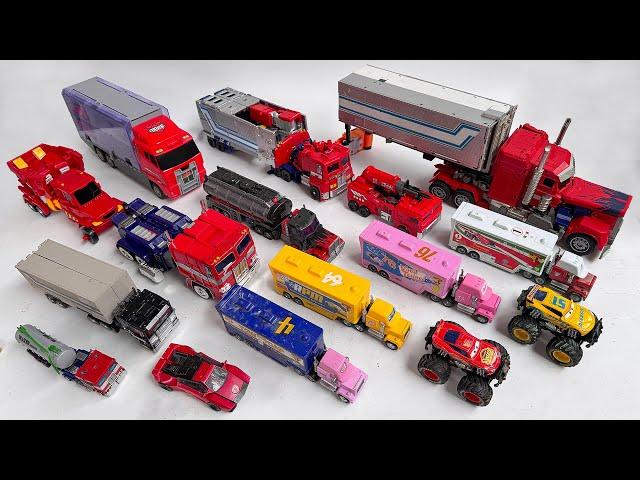 Disney Car & Transformers Hot Wheels Toys Transport: Lắp Ráp Optimus Prime Biến Hình Giải Cứu