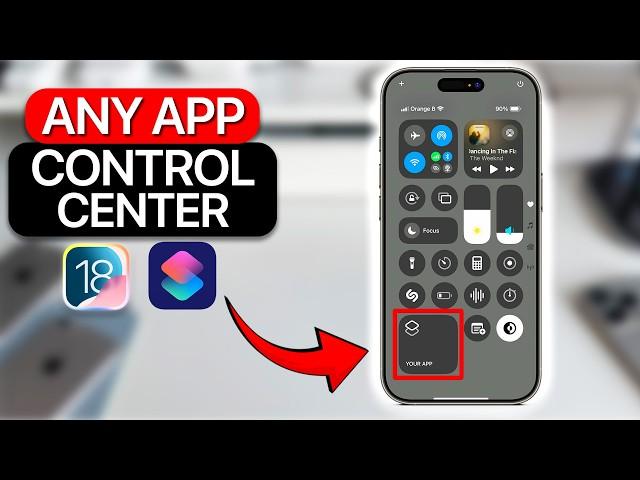 How to Create Quick Controls in Control Center (iOS 18)