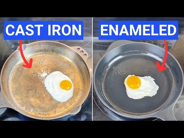 Cast Iron vs. Enameled Cast Iron: My Tests Reveal the REAL Differences