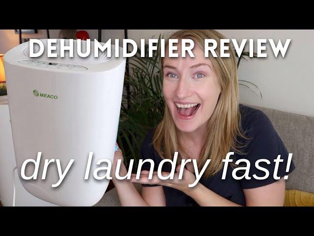 HOW TO DRY CLOTHES IN WINTER // MEACO DEHUMIDIFIER REVIEW